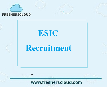 ESIC Upper Division Clerk/ Cashier Recruitment
