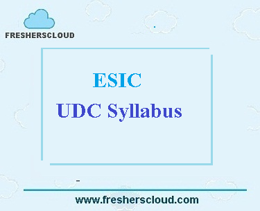 ESIC UDC Previous Question Papers 