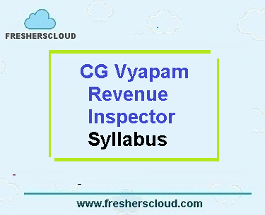 CG Vyapam Revenue Inspector RI Syllabus 