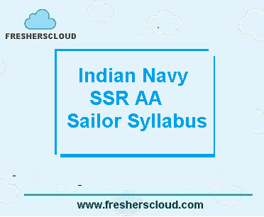 Indian Navy SSR AA Sailor Syllabus