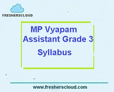 MP Vyapam Assistant Grade 3 Syllabus