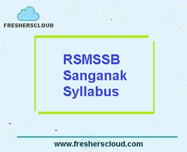 RSMSSB Sanganak Syllabus